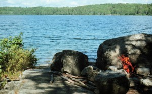 campfire1 Quetico Provincial Park
