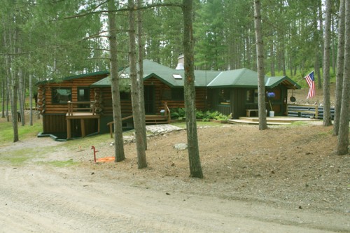 The Hubacheck Research Station on Fall Lake.